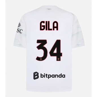 AC Milan Mario Gila #34 Maglia Gara Trasferta Repliche 2026-27 Maniche Corte